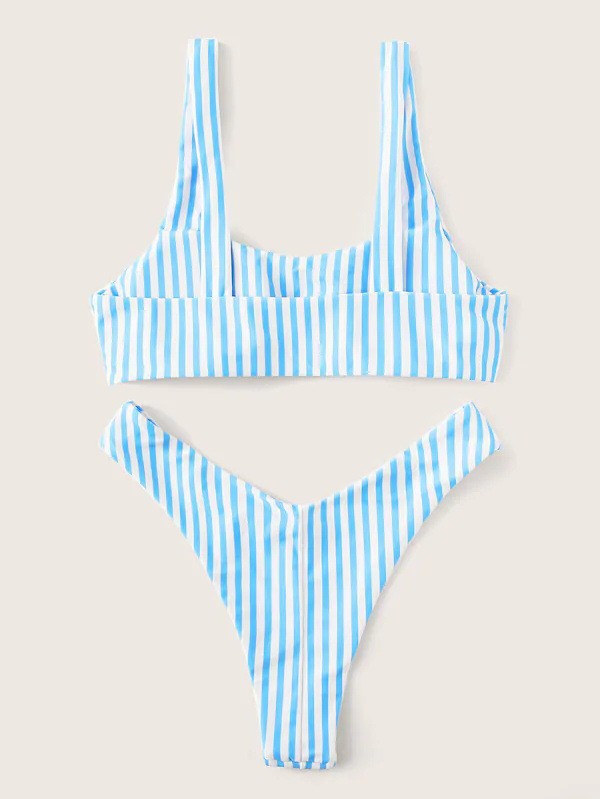 Pool Daze High Waist Bikini Swimsuit Set