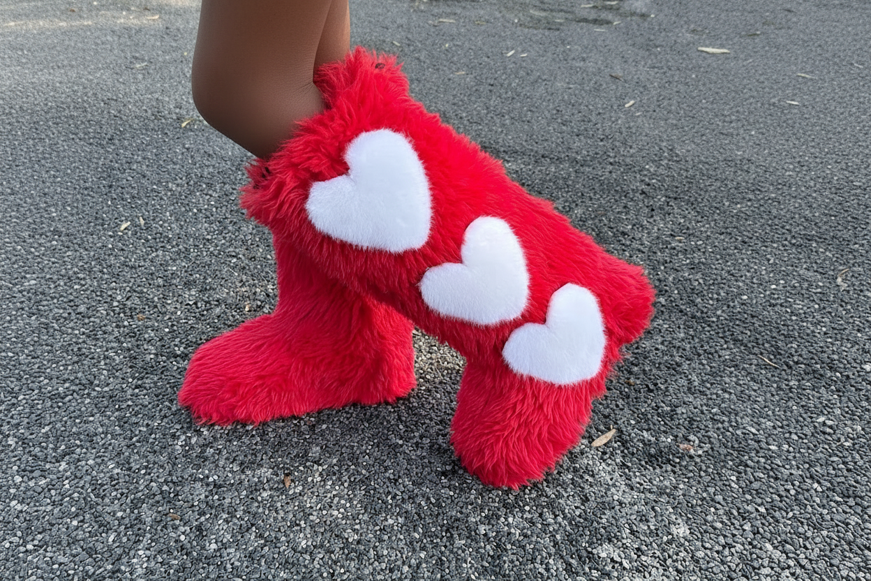 Open Your Heart Fur Boots