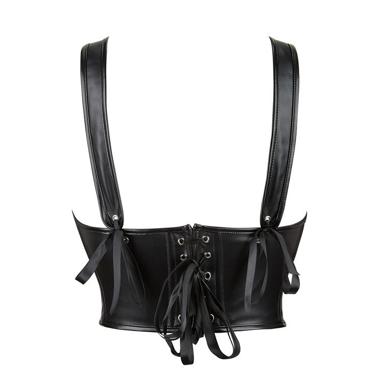 Perfectly Imperfect PU Leather Corset