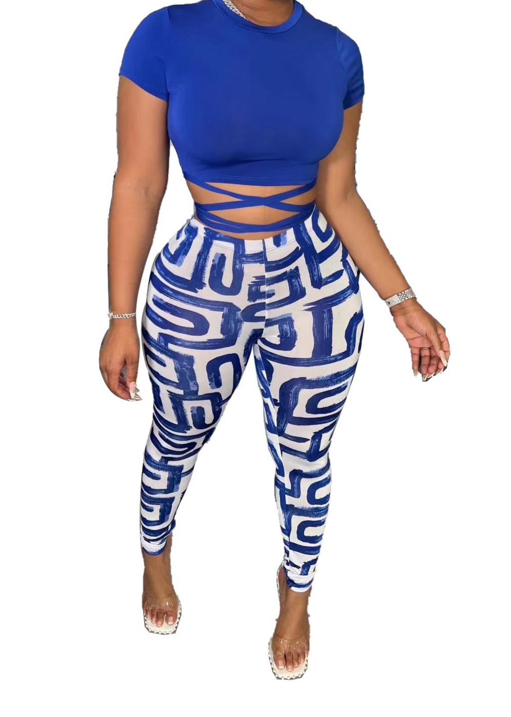 Amaze Me Short Sleeve & Legging Two-piece Set