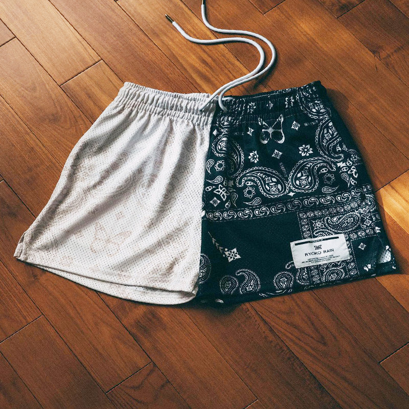 Paisley Mesh Shorts