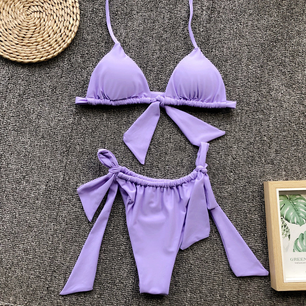 Just Another Beach Day Triangle Bikini 2 piece Set