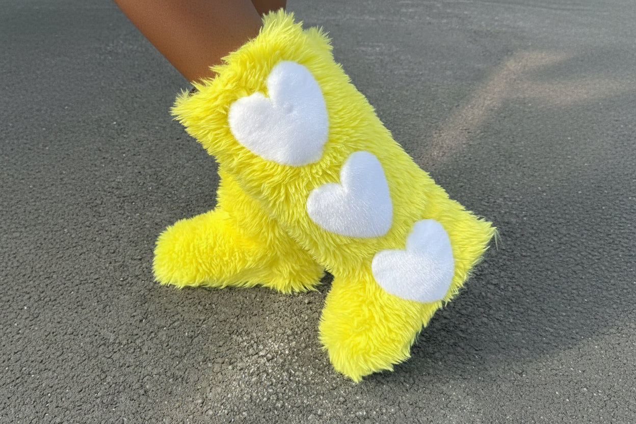 Open Your Heart Fur Boots