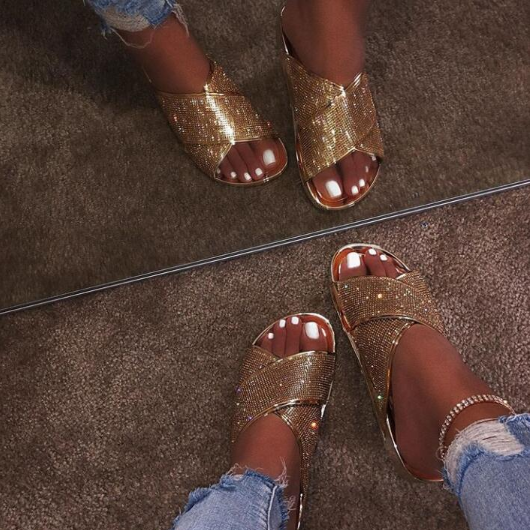 Best Friend Diamond Sandals