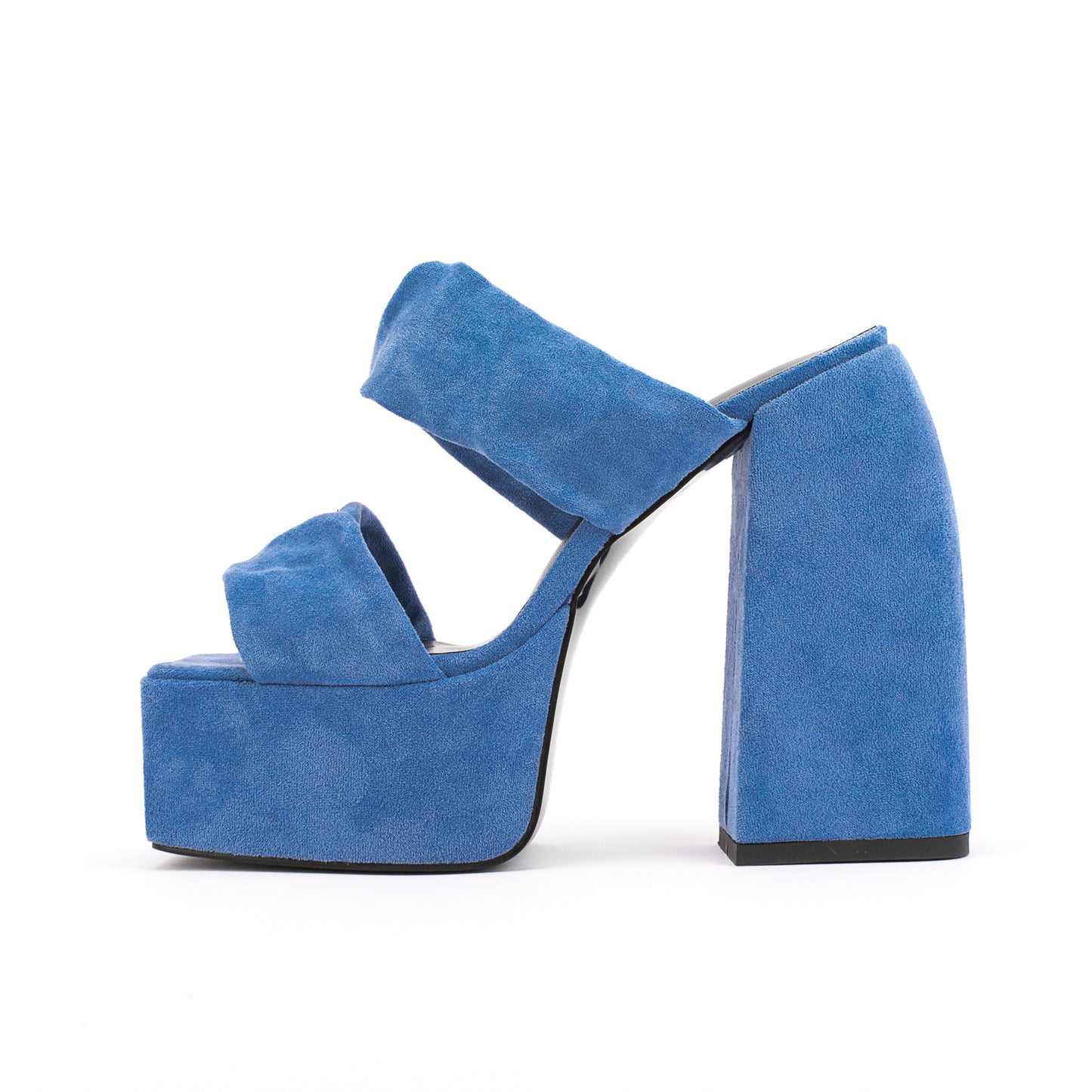 Spring Tings Suede Chunky Heel Platforms