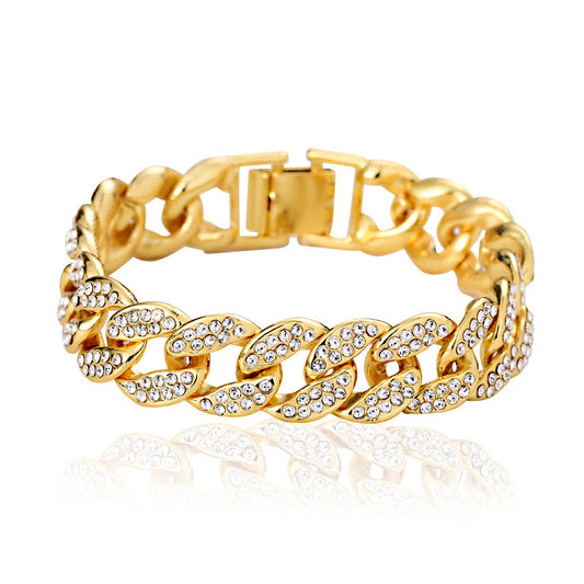 Cuban Link Style Chain Bracelet