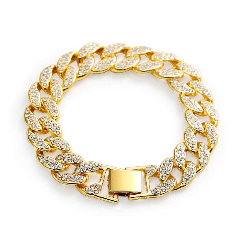 Cuban Link Style Chain Bracelet