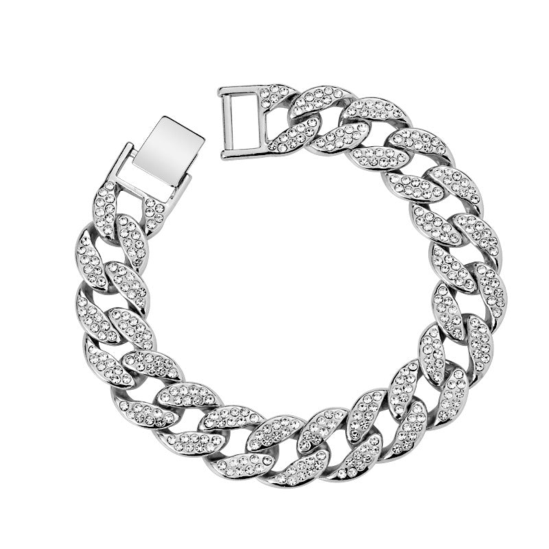 Cuban Link Style Chain Bracelet