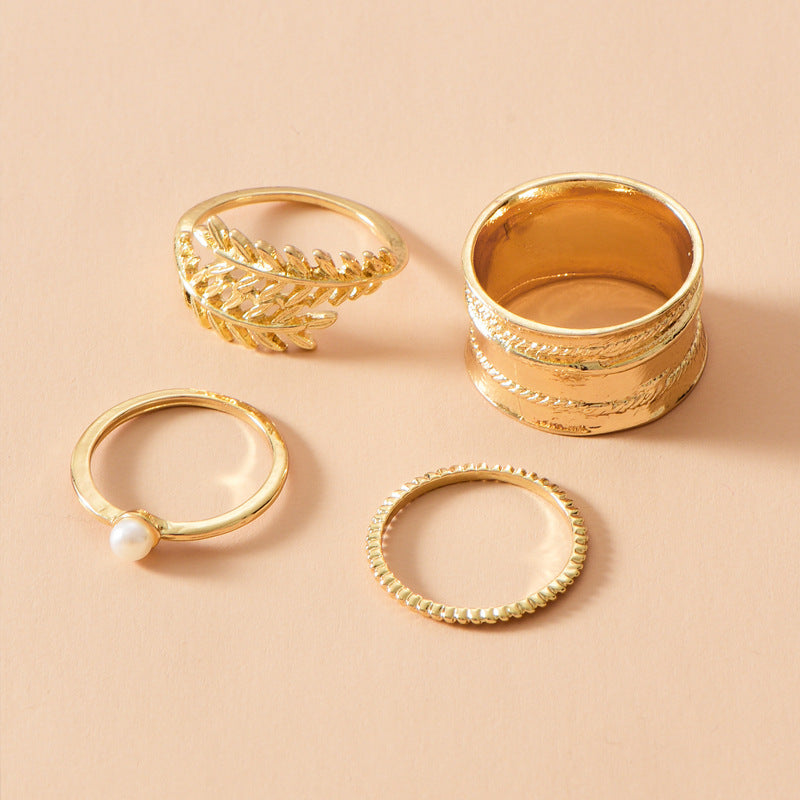 Gold-Plated Shooting Wild Ring Set