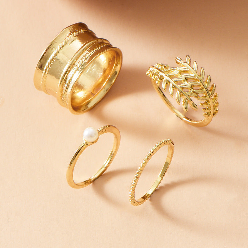 Gold-Plated Shooting Wild Ring Set