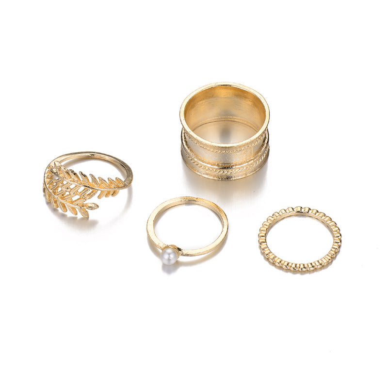 Gold-Plated Shooting Wild Ring Set