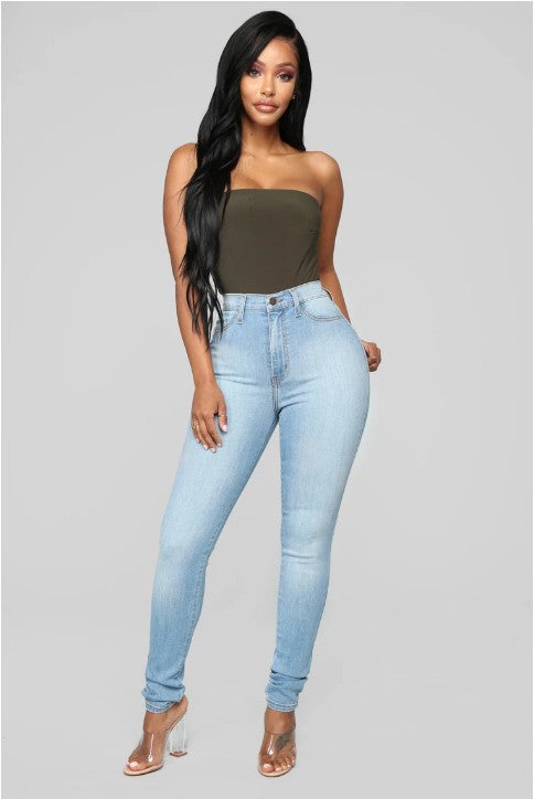 Boy Please High-Waisted Stretch Jeans