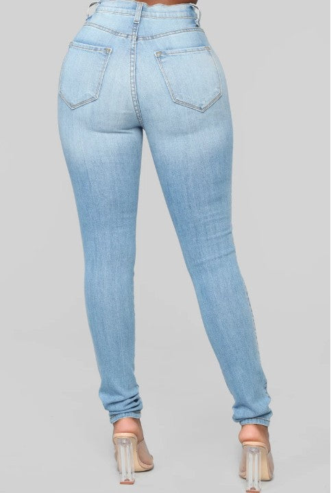 Boy Please High-Waisted Stretch Jeans