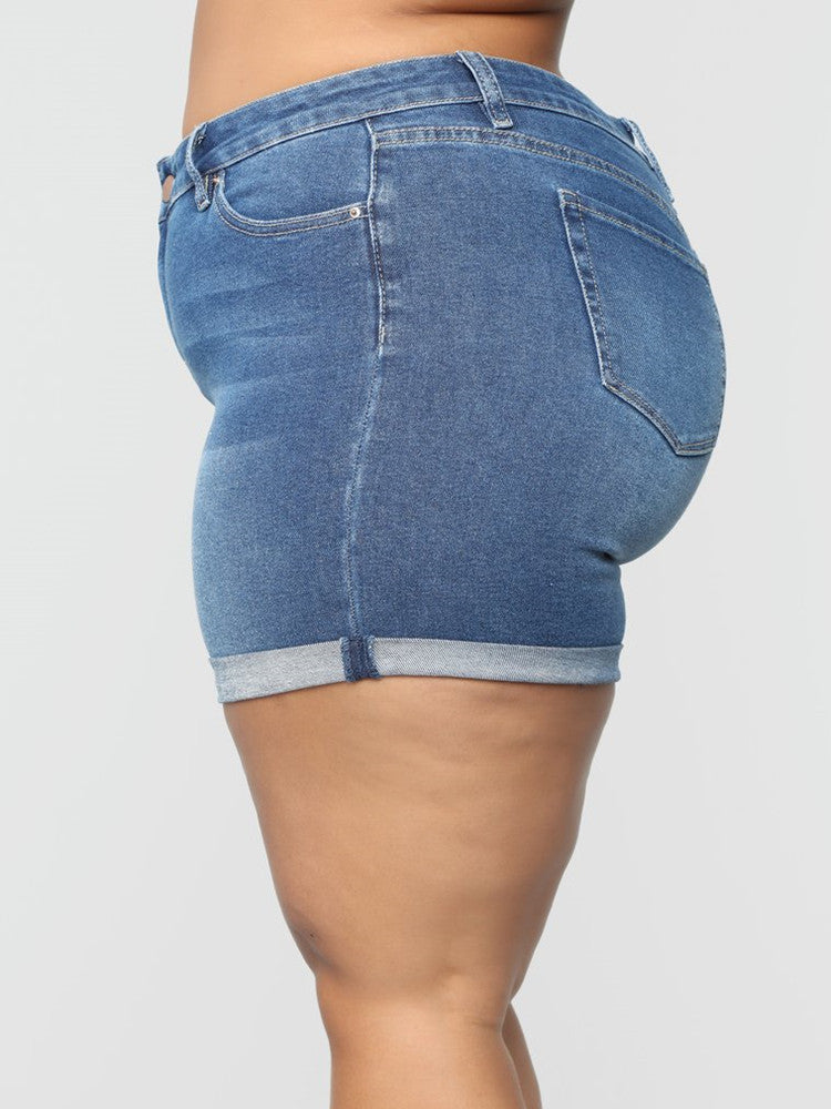 Bella’s Plus Stretch Denim Shorts