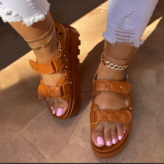 Femi Girl Casual Platform Sandals