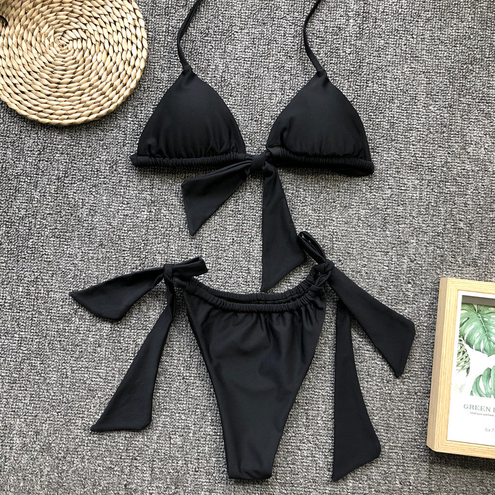 Just Another Beach Day Triangle Bikini 2 piece Set