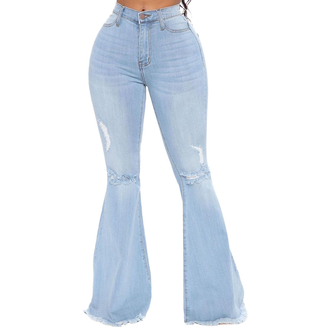 Ring Around The Denim Flared Pants