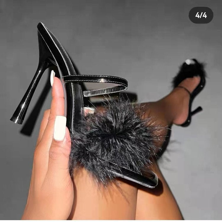 Light As A Feather Square Toe High Heel