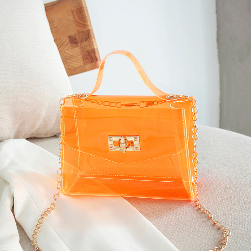 Staying Clear Crossbody Mini Jelly Bag