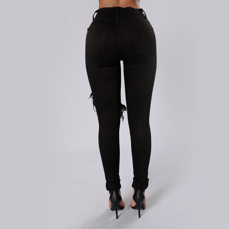 Catch A Vibe Slim-fit High Waisted Jeans