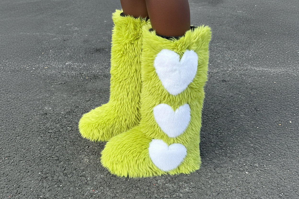 Open Your Heart Fur Boots