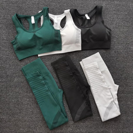 Double Sports Bra Yoga Set