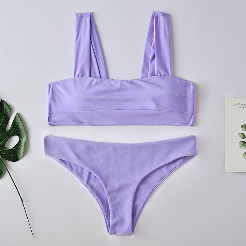 Always Solid 2piece Bikini Swimsuit Set