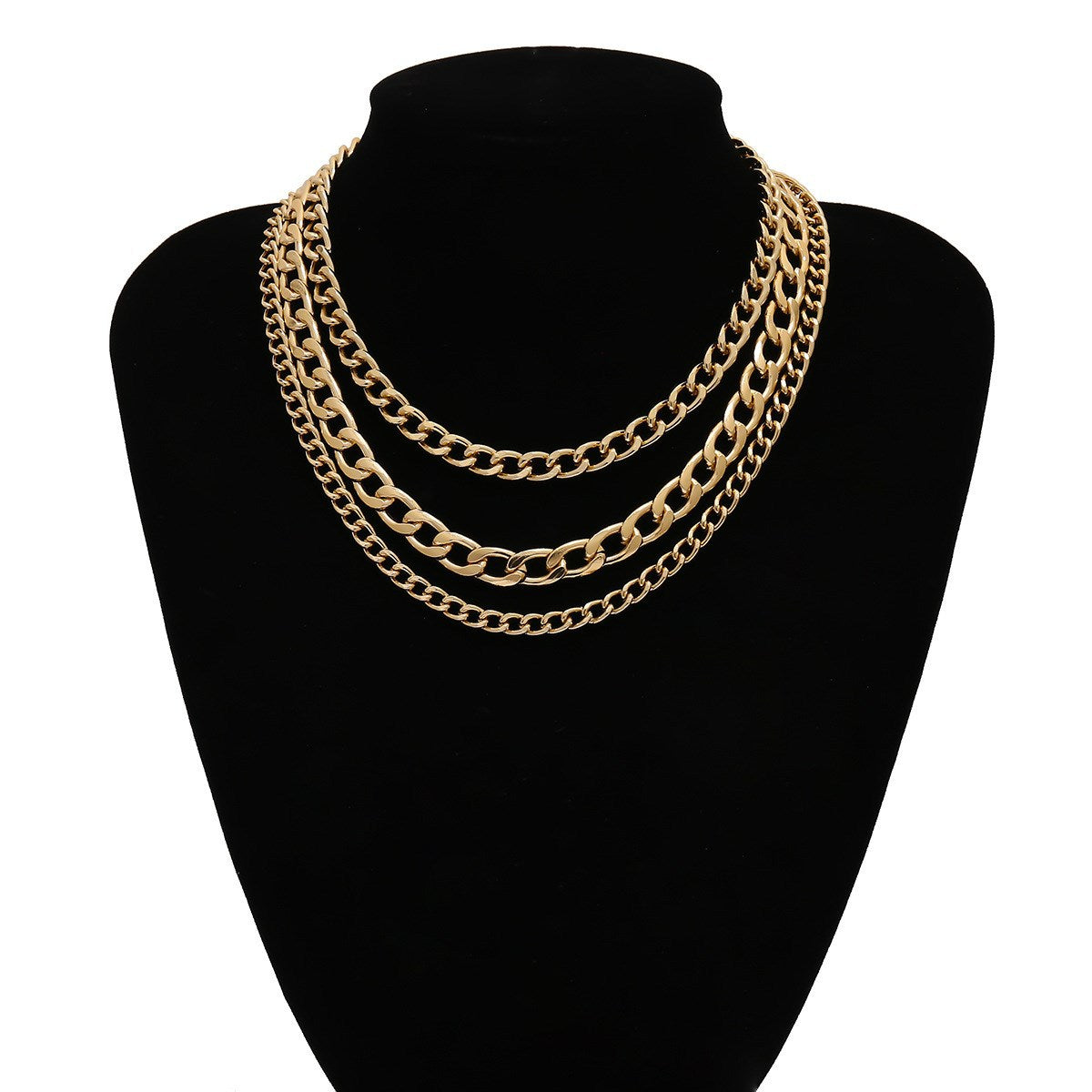 Retro Multi-layer Link Necklace