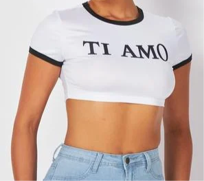 Foreign Exchange Crop Top Tee