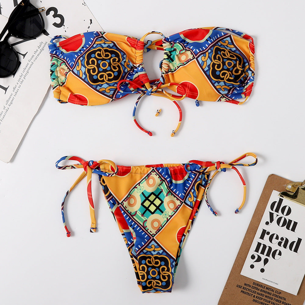 Where The Sun Shines Printed Bikini