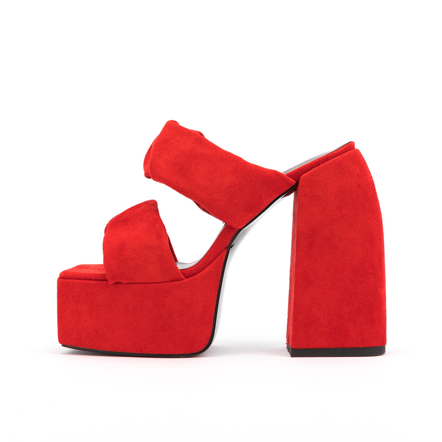 Spring Tings Suede Chunky Heel Platforms