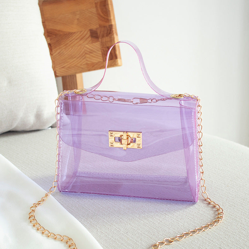 Staying Clear Crossbody Mini Jelly Bag