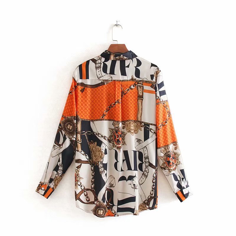 Good Energy Long Sleeve Print Top