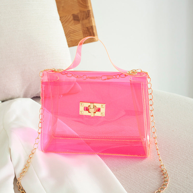 Staying Clear Crossbody Mini Jelly Bag