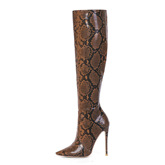 One Step At A Time High Stiletto Knee Boots