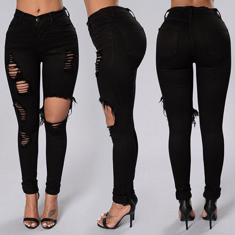 Catch A Vibe Slim-fit High Waisted Jeans