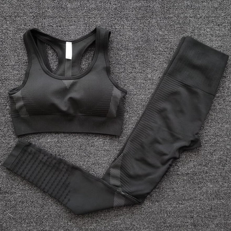 Double Sports Bra Yoga Set