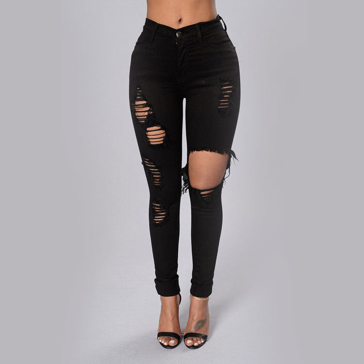 Catch A Vibe Slim-fit High Waisted Jeans