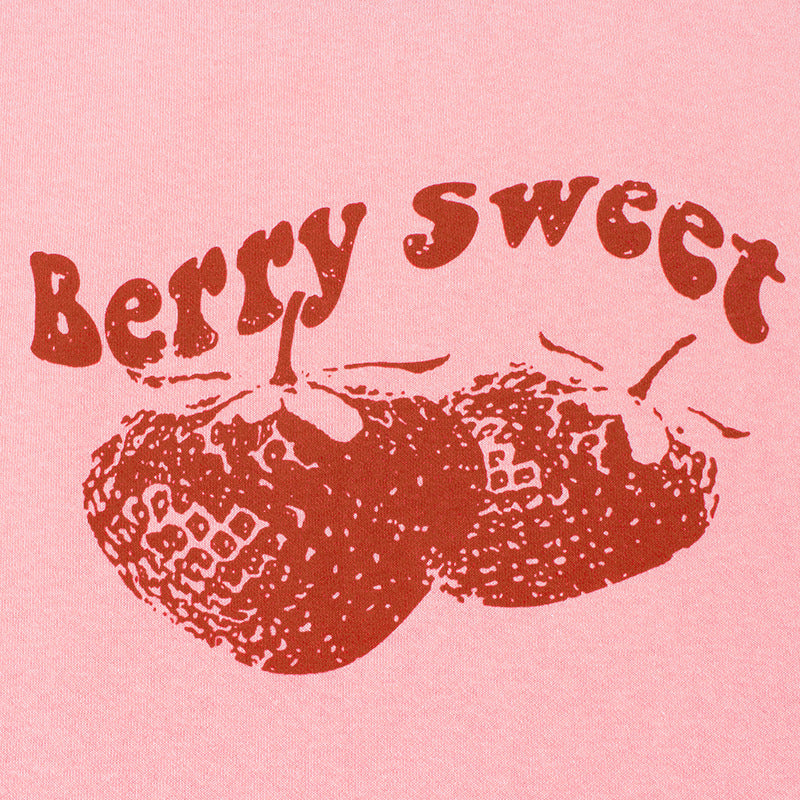 Berry Sweet Girl Sleeveless Crop Tee