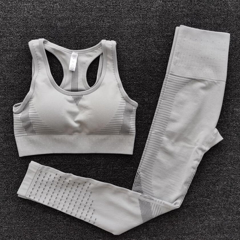 Double Sports Bra Yoga Set