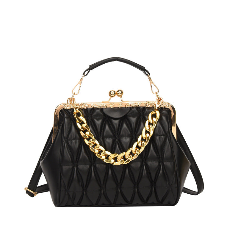 Classy Monroe Textured Pleated Bag