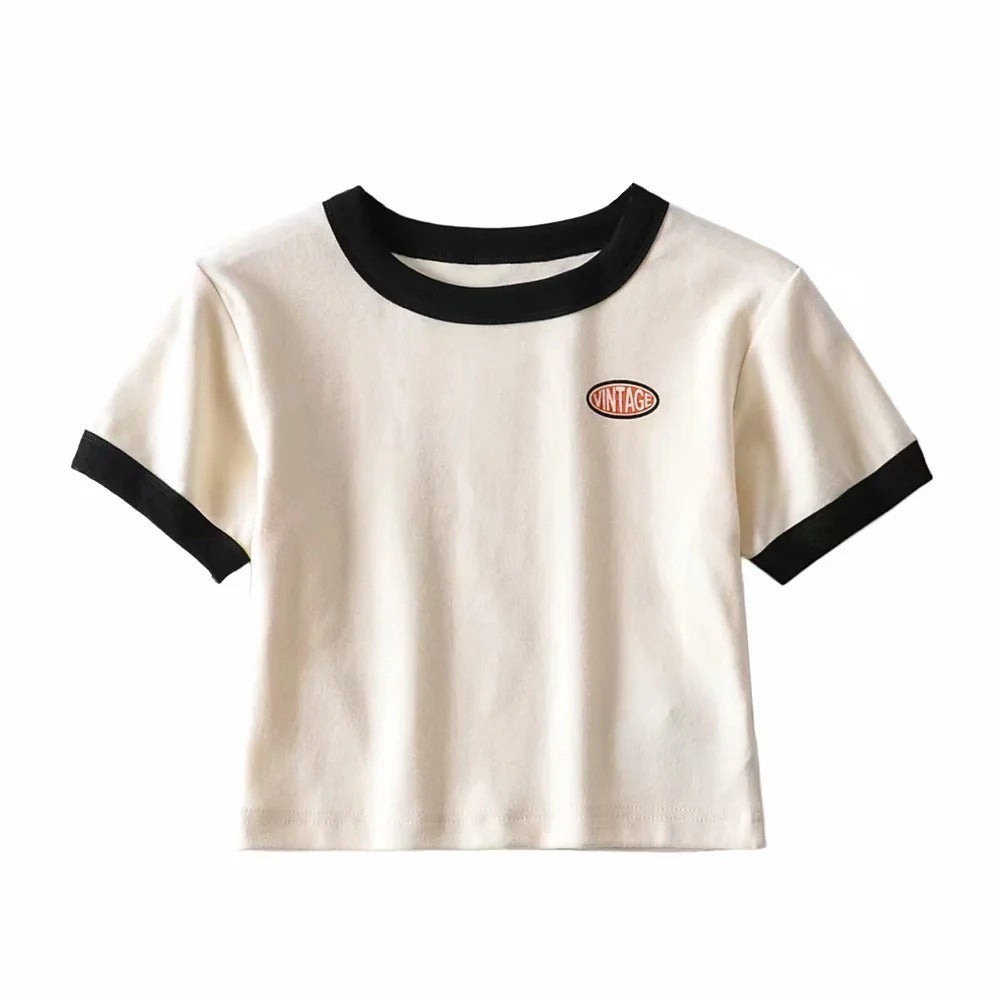 Vintage Small Label Short Sleeve T-Shirt Top