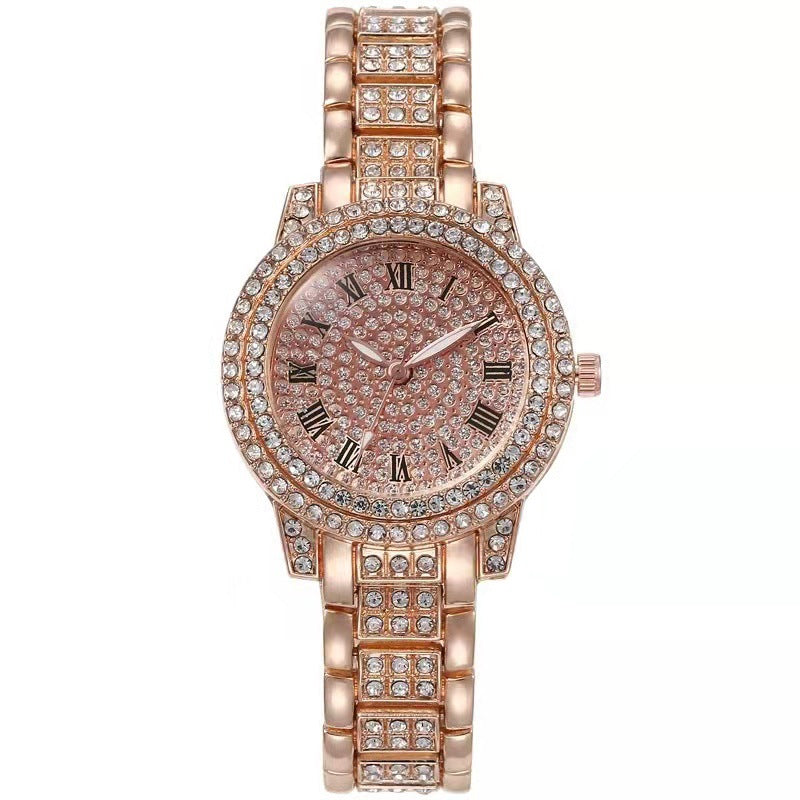 Diamond-encrusted Casual Fashion Watch