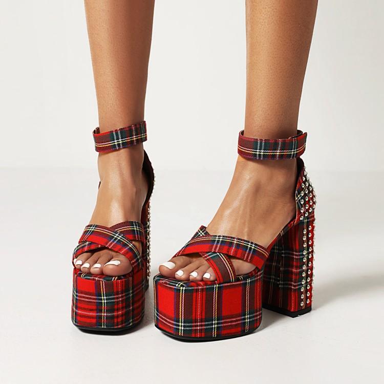 Adored Platform Chunky Heels