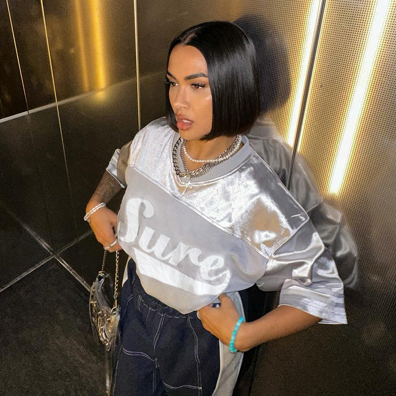 Absolutely Sure of Myself Mesh Crop Top