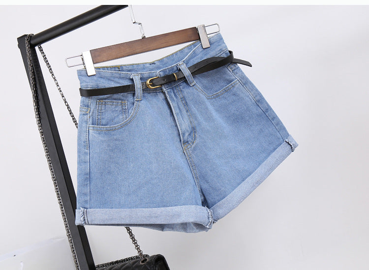 Not Your Ordinary Girl High-Waisted Loose Denim Shorts