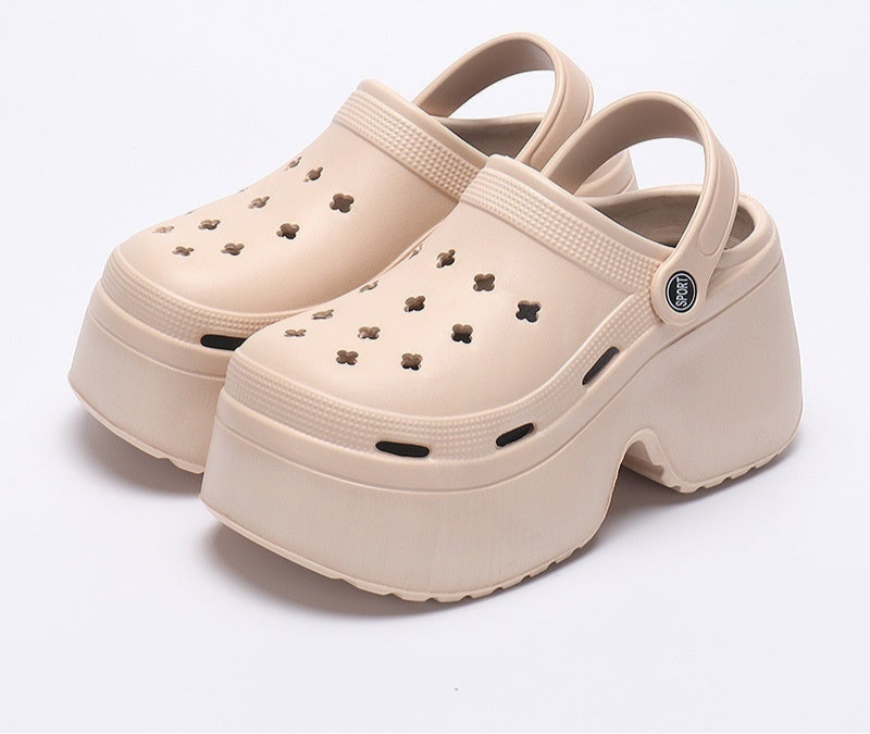 Summer Time Closed Toe Platform Chunky Clogs