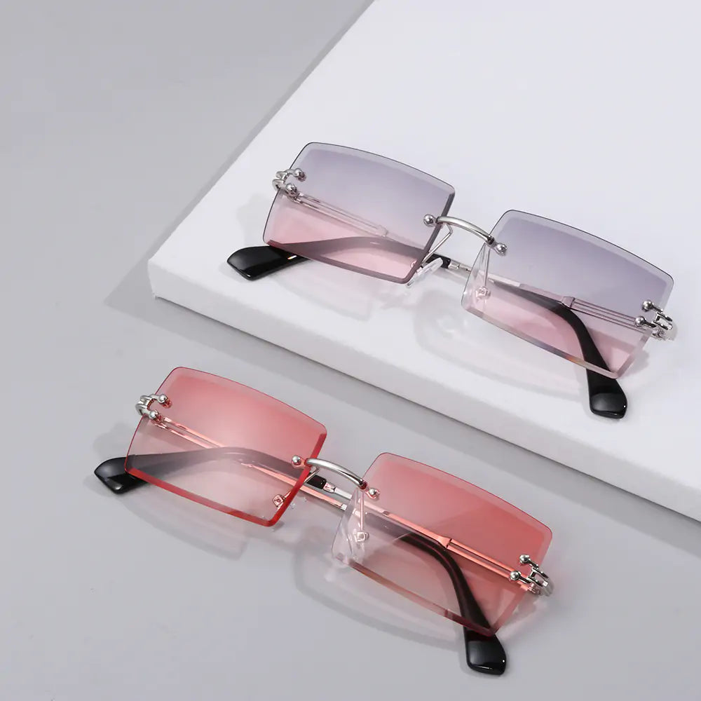 Rimless Small Rectangle Shades