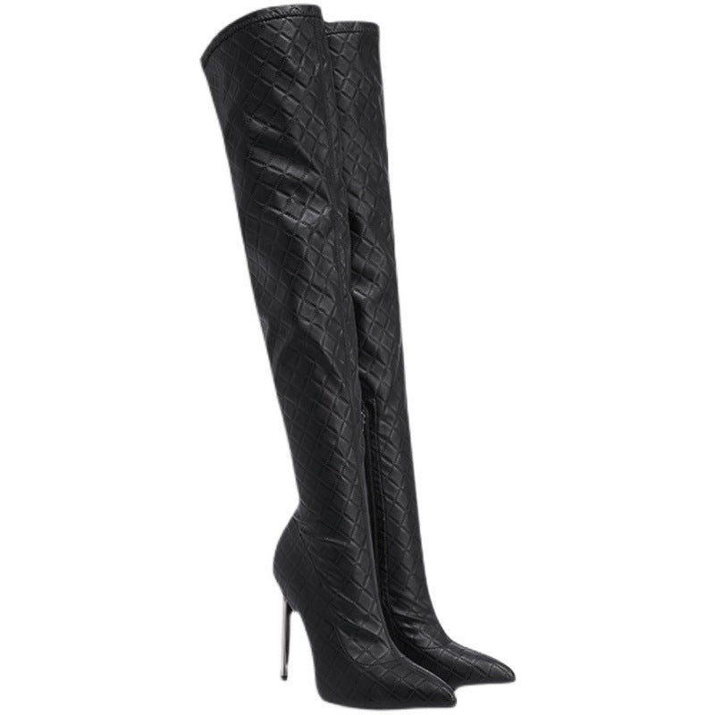 Amika Slimming Stretch Over The Knee Boots