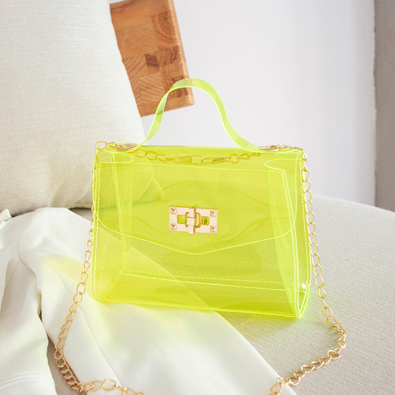 Staying Clear Crossbody Mini Jelly Bag